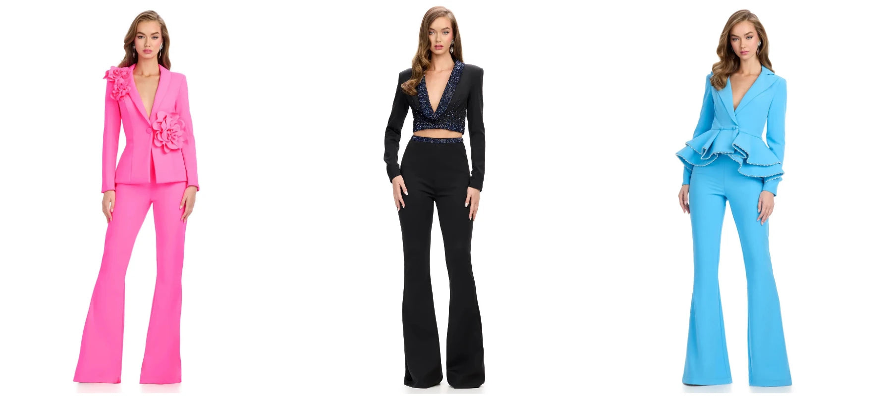 Womens Two Piece Evening Suits - Luxury Occasionwear - Naked Dresses
