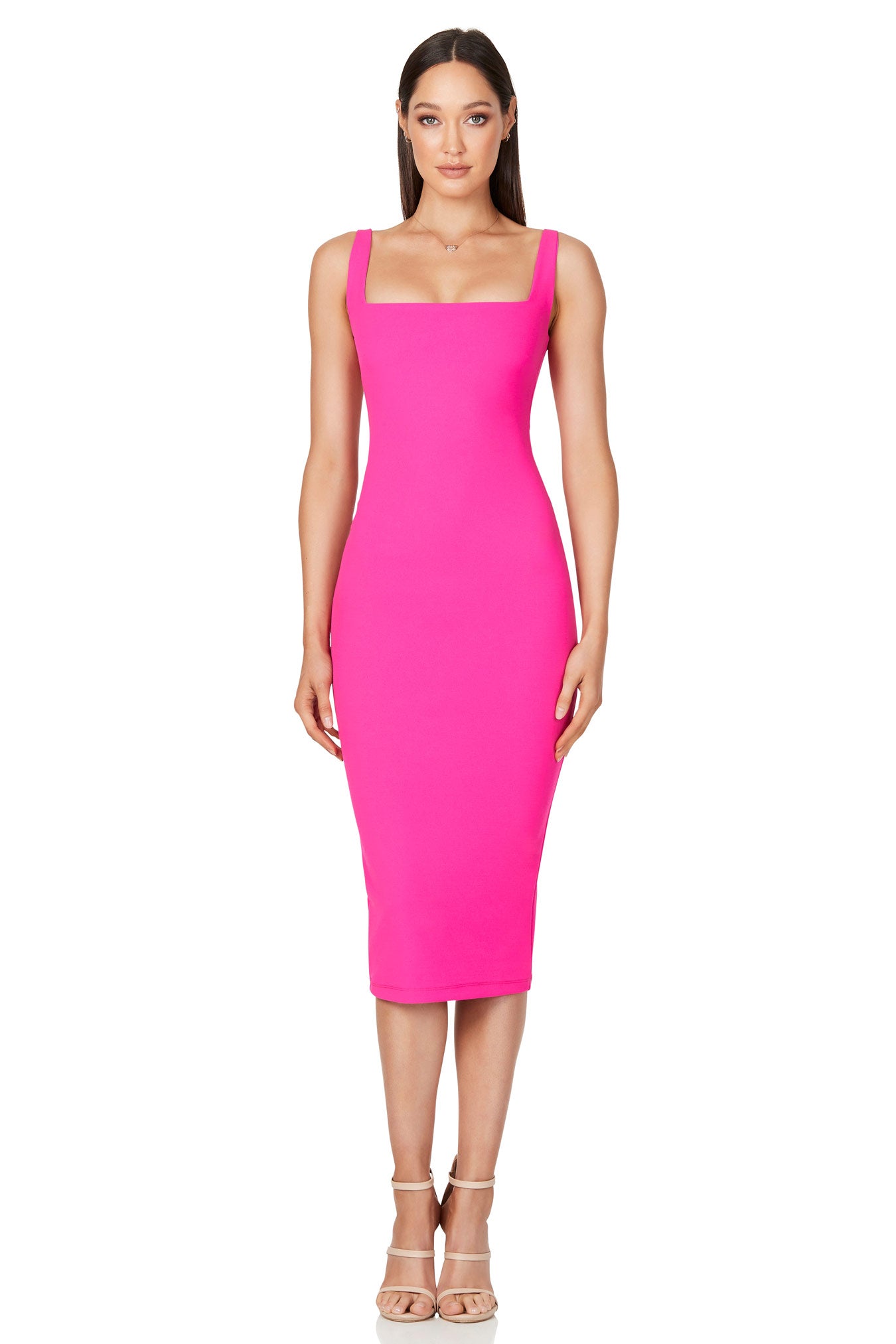 Nookie Rendevous Midi in Pink | Nookie Midi Dresses