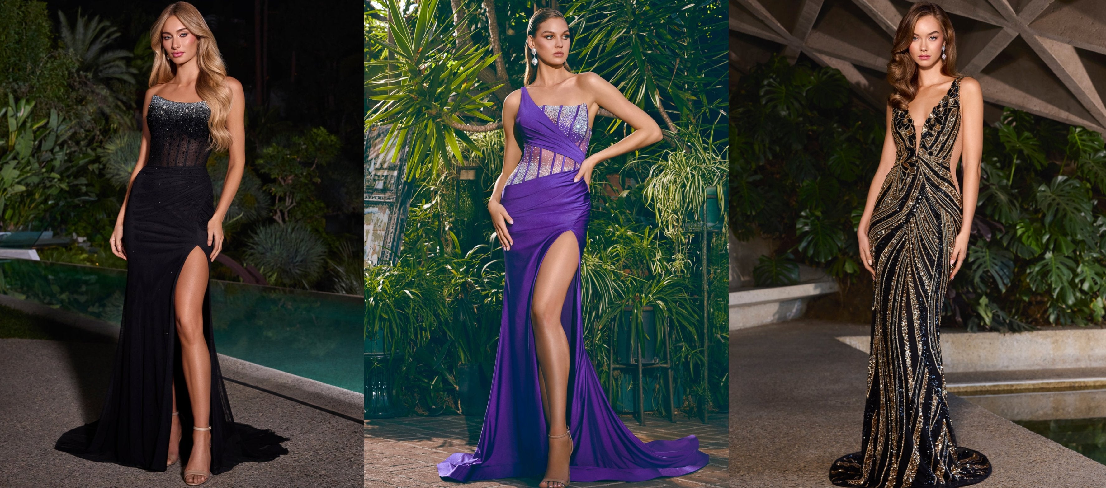Mesh Dresses - Embellished Gowns & Mini Dresses - Naked Dresses