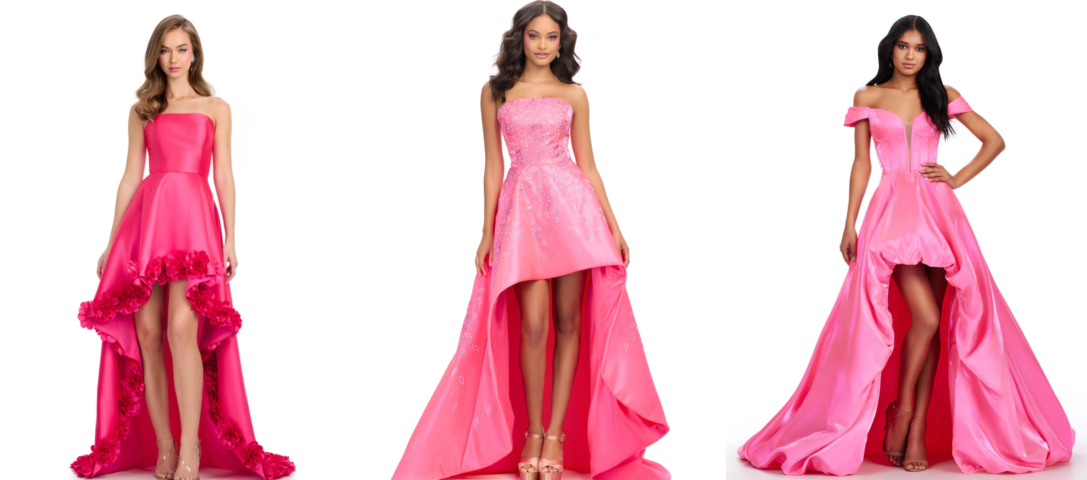High Low Dresses - Statement Gowns and Formal Styles - Naked Dresses