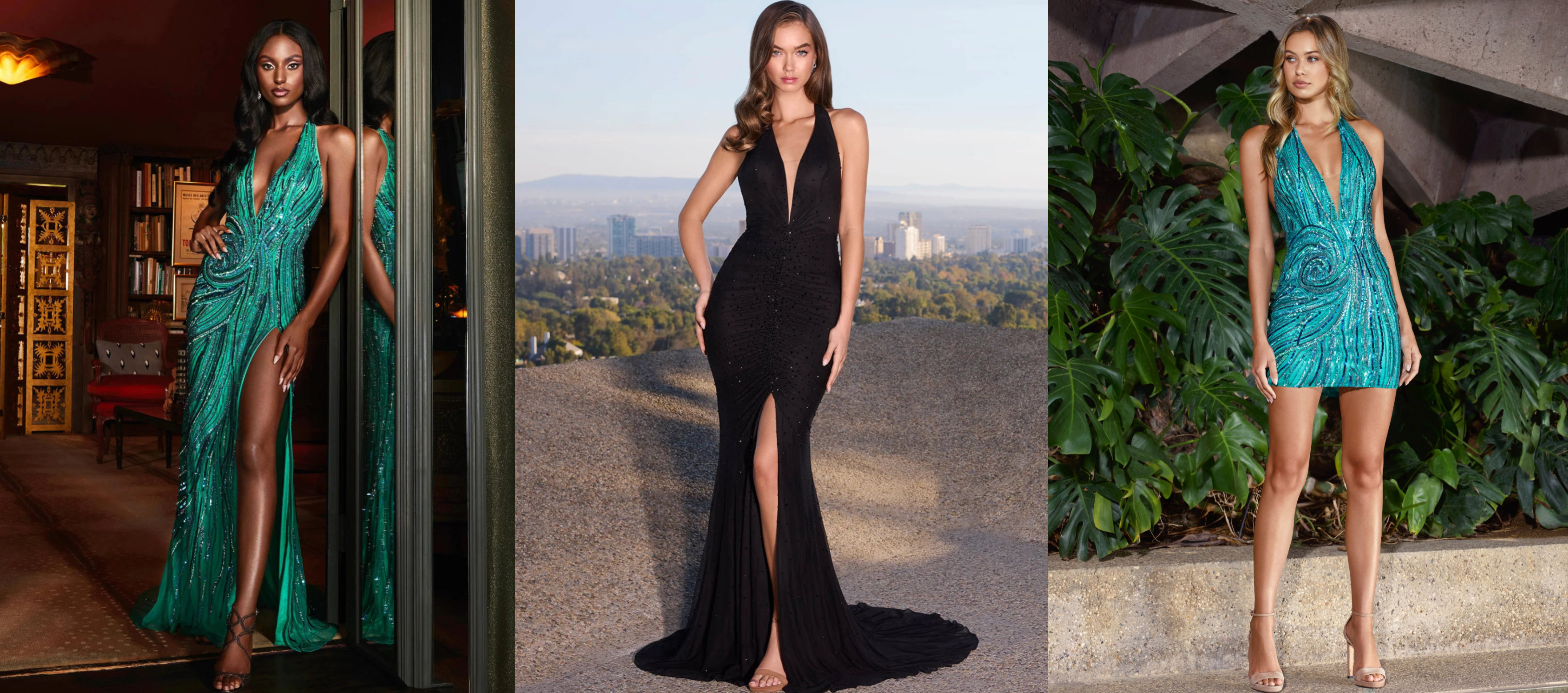 Halter Neck Dresses - Halter Evening and Formal Gowns - Naked Dresses