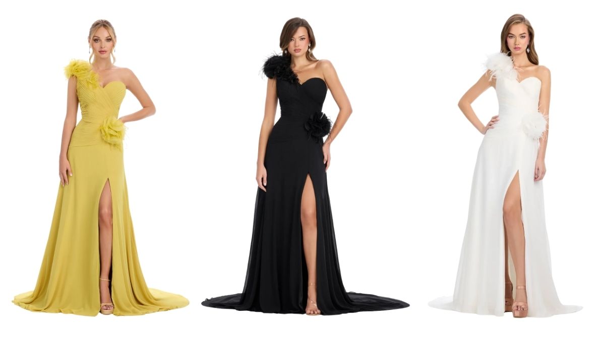 The Alondra Gown – Chiffon Elegance with a Playful Twist
