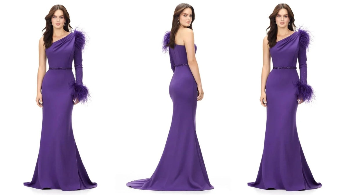 The Isla Gown – Modest Sparkle with Bold Elegance