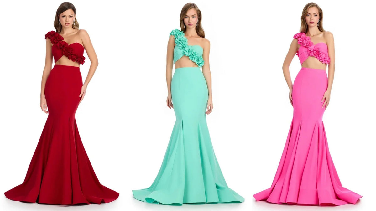 The Paloma Two Piece Gown – Floral Two Piece Glamour