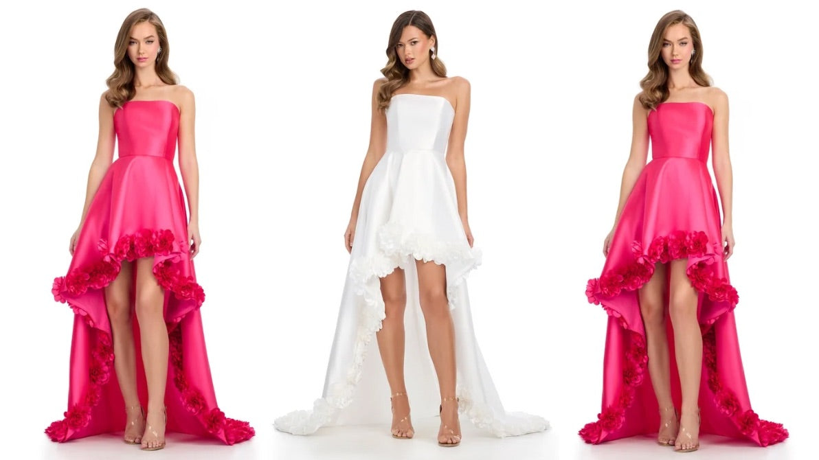 The Anya Gown – Whimsical High-Low Elegance