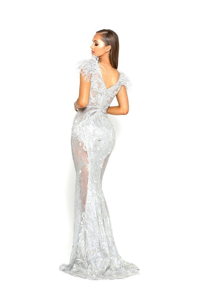 Portia and Scarlett Fufu Gown PS1986 | Mermaid Fit Evening Gown