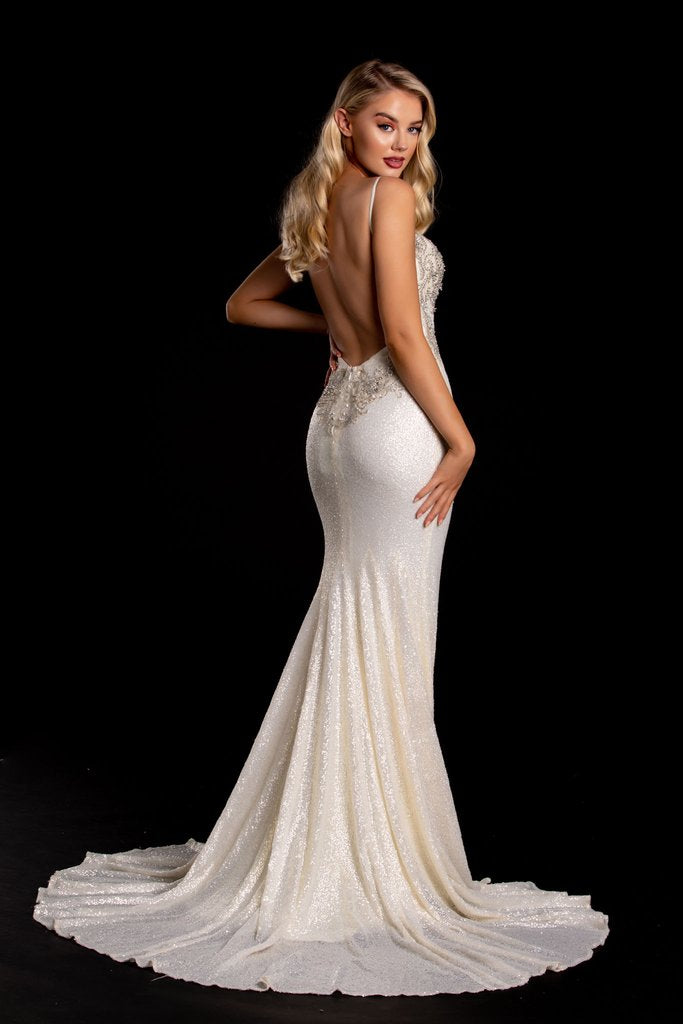 Portia & Scarlett Orianna Gown PS21237 | Backless Evening Wedding Dress