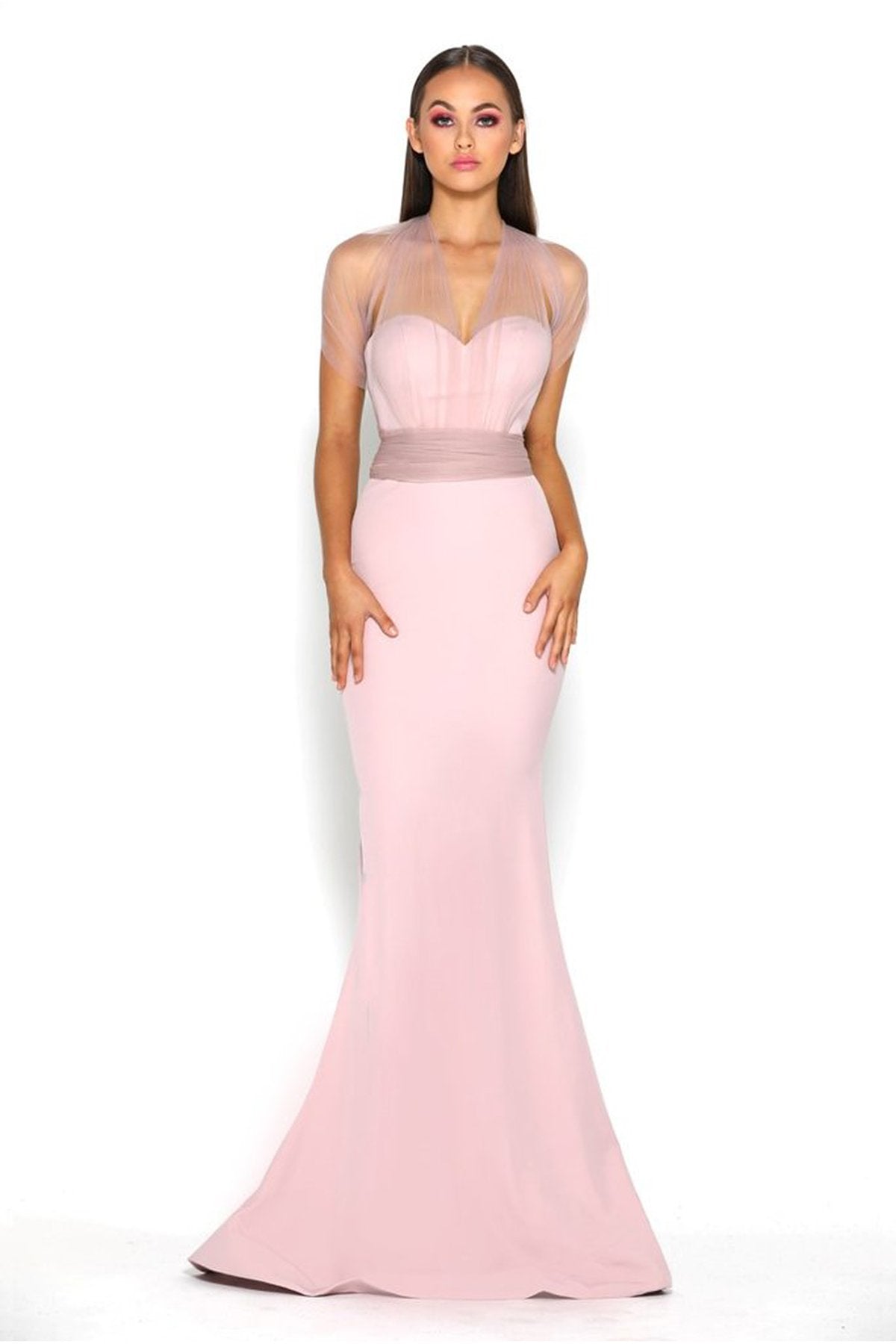 Portia & Scarlett Melisandre Gown | Pink Multiway Bridesmaid & Prom Dress